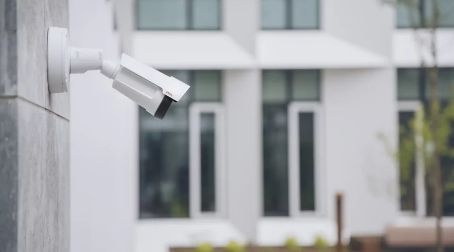 Videoüberwachung an Fassade